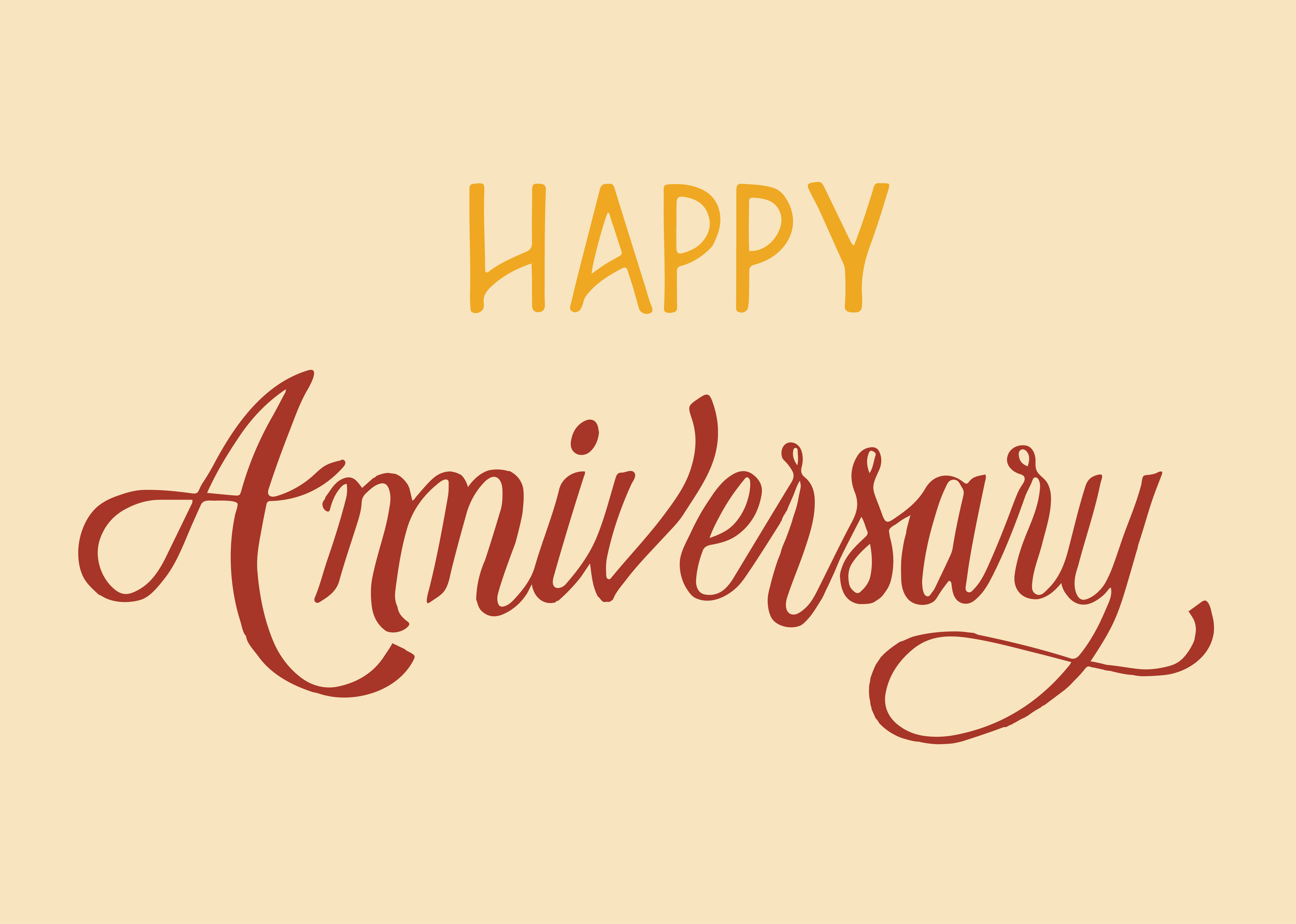 Anniversary greeting sample